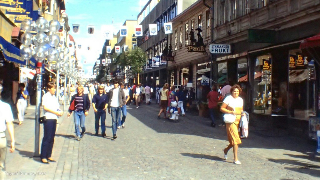 Östersundin kävelykatu.