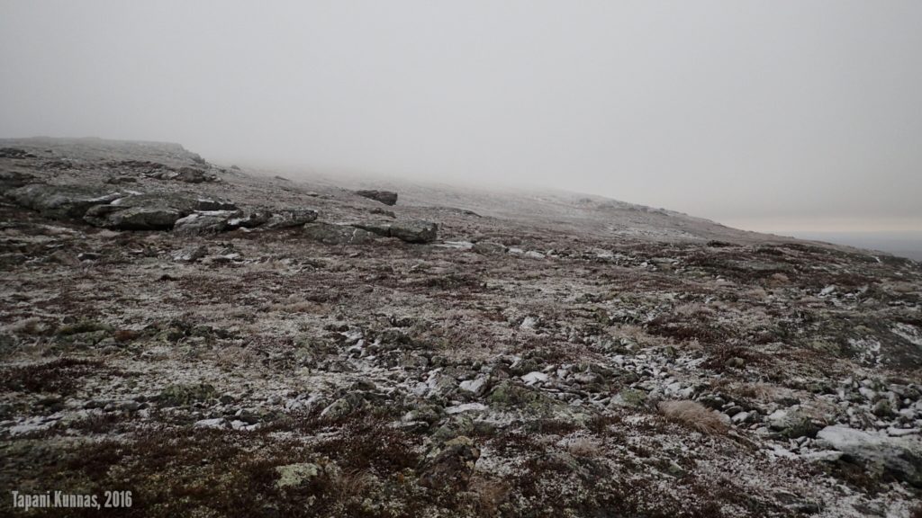 Pilven alareuna roikkuu noin 550 metrissä. 