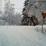 Saapuminen Sanginjoentielle Loppulan kohdalla.